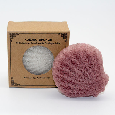 Disposable Skincare Shell Organic Konjac Sponge To Wash Your Body